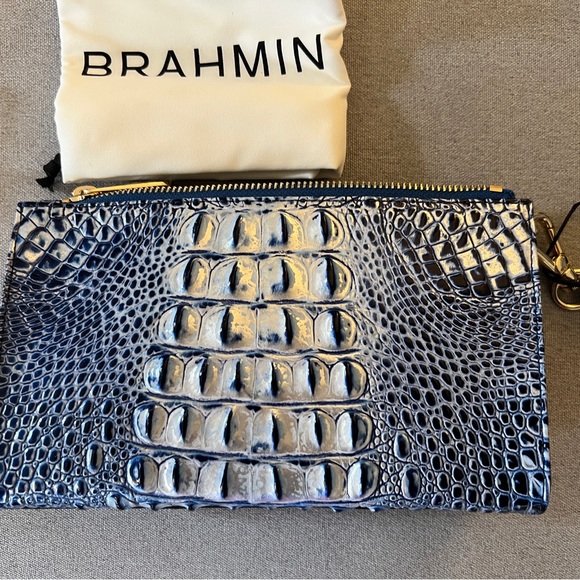 Flash Sale ⚡️NWT Brahmin Daisy Croc Embossed Leather Wallet. - Picture 4 of 7